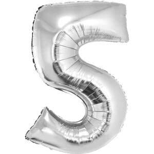 34&quot; Number 5 Silver