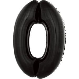 34&quot; Number 0 Black