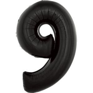 34&quot; Number 9 Black