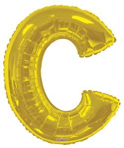 34&quot; Letter C Gold