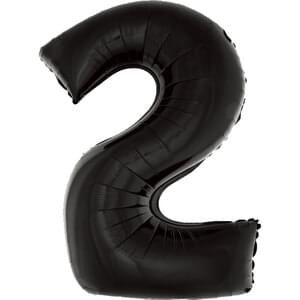 34&quot; Number 2 Black