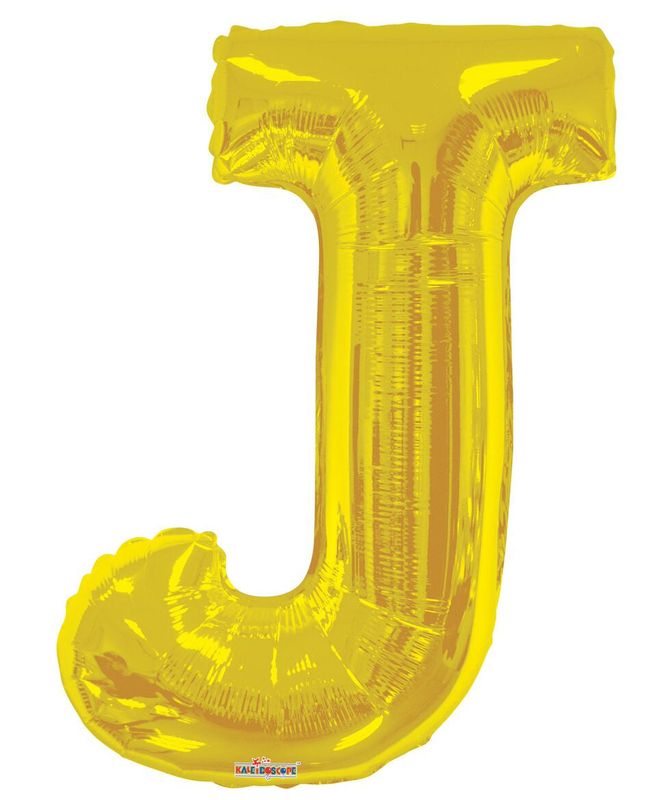 34&quot; Letter J Gold