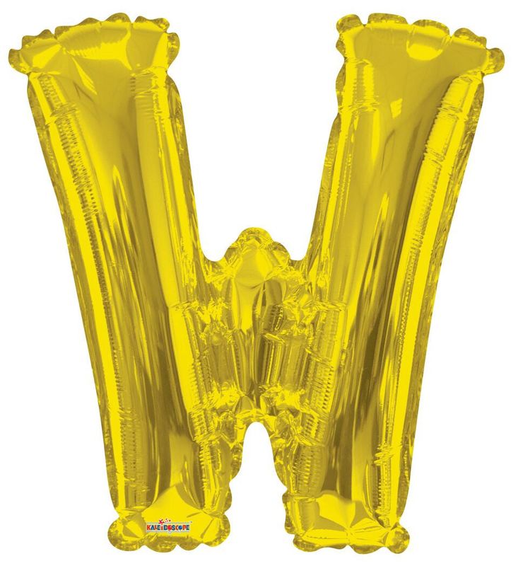 34&quot; Letter W Gold