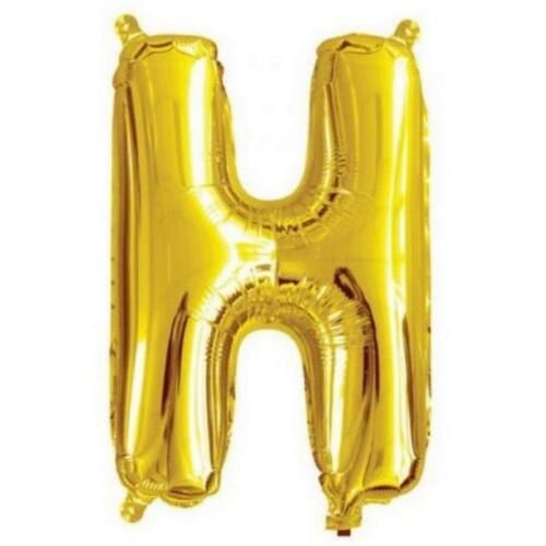 34&quot; Letter H Gold