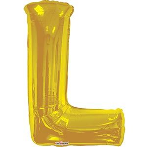 34&quot; Letter L Gold
