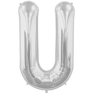 34&quot; Letter U Silver