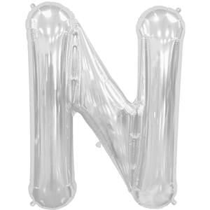 34&quot; Letter N Silver