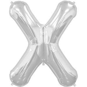 34&quot; Letter X Silver