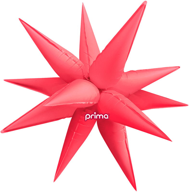 Prima 40&quot; Electric Coral Neon Starburst