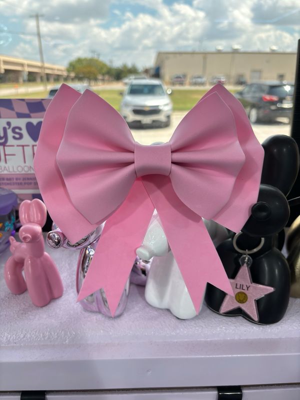 Pink Foam Bow