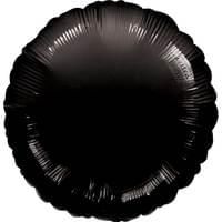 18&quot; Opaque Black Round Foil