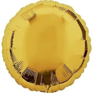 18&quot; Metallic Gold Round Foil