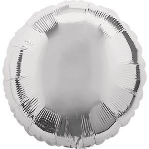 18&quot; Metallic Silver Round Foil
