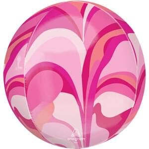 Pink Macro Marble Orbz