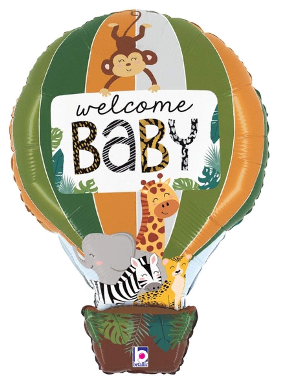 24&quot; Welcome Baby Jungle Hot Air