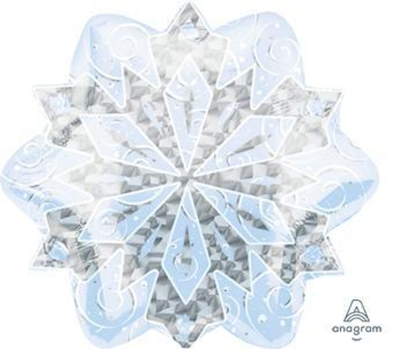 Anagram 18&quot; Snowflake holograph