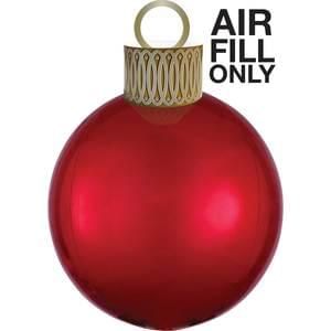 15&quot; Red Orbz Air Fill Ornament