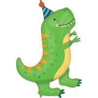 30&quot; Dinosaur w/ Hat Balloon
