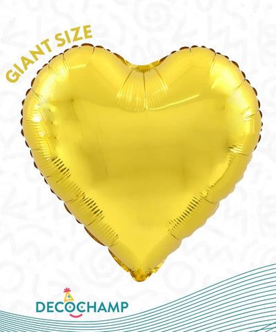 Jumbo Heart 68&quot; Gold