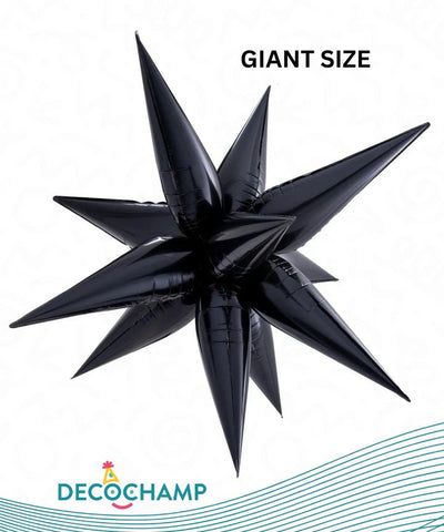 Giant Starburst 60&quot; Black