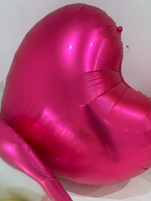 65&quot; Hot pink Foil Ballon