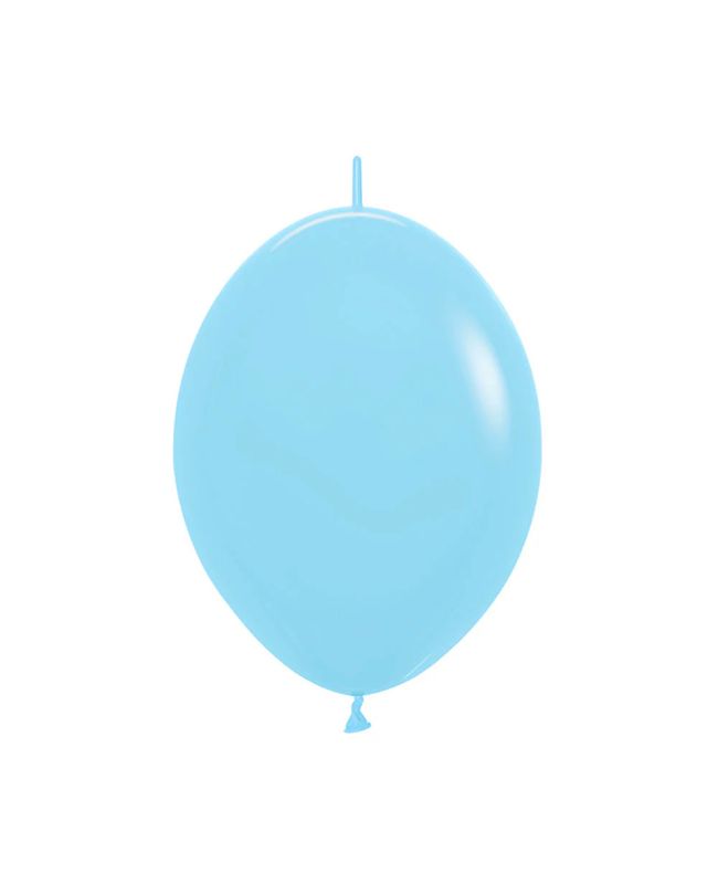 6” Sempertex Matte BlueLink-O-Loon Balloons