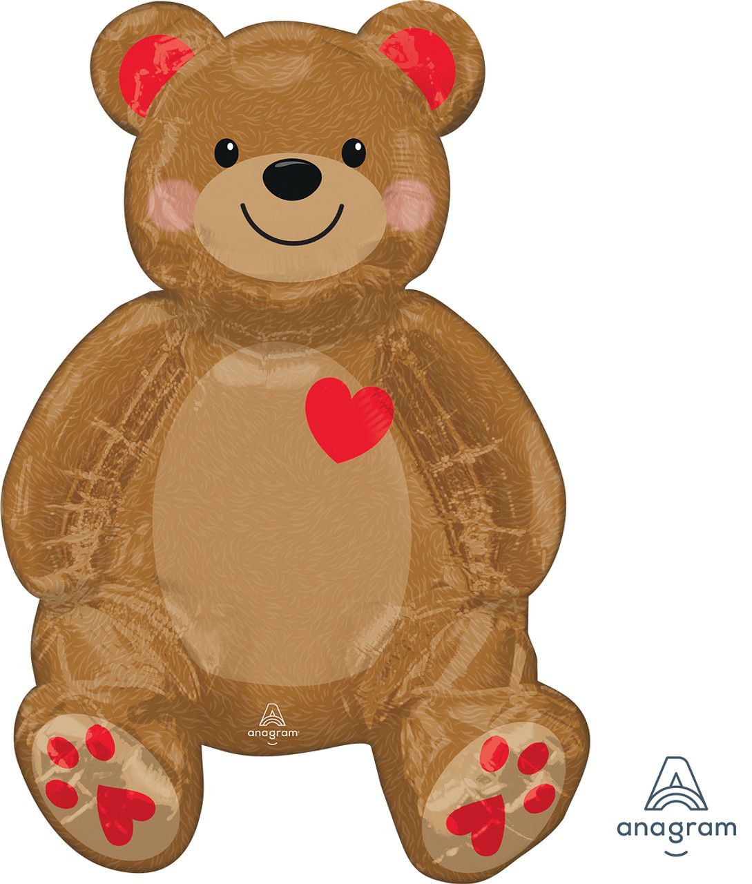 Anagram 20&quot; Sitting Teddy Bear Foil Balloon