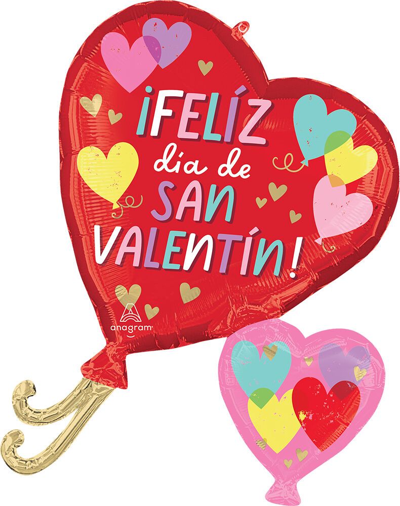 29&quot; Hearts on Hearts Spanish Valentine