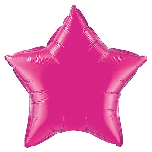 36&quot; Hot Pink/Magenta Foil Star