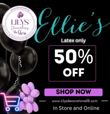 Ellie&#39;s Brand     *** 50% off All Latex