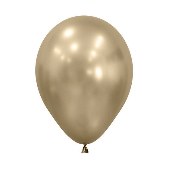 5&quot; Sempertex Silk Dust Gold Pearl ( 50 Per Bag)