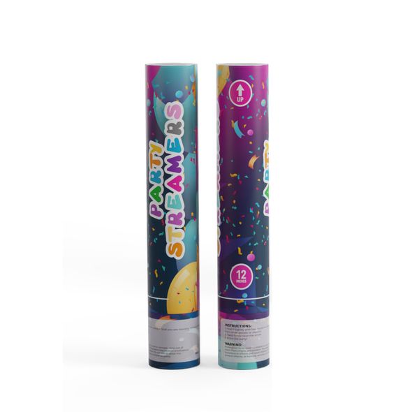 Metallic No-Mess Multicolor Streamers