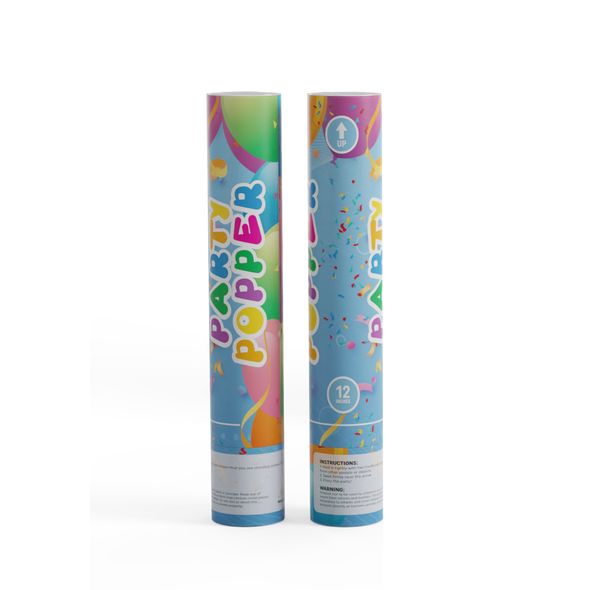 Biodegradable Multicolor 12&quot; Confetti Cannon (Each)