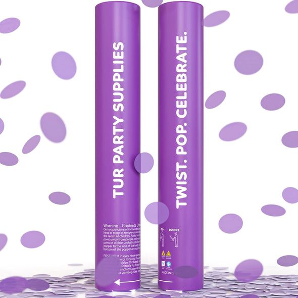 Rainbow Biodegradable Confetti 12&quot; Purple  (Each)