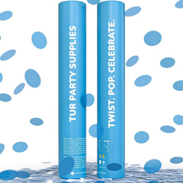 Rainbow Biodegradable Confetti 12&quot; Blue  (Each)