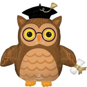 Graduate Wise Owl Super Shape