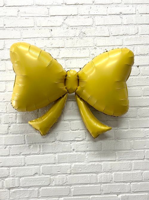 Yellow Bow Balloon 40&quot;