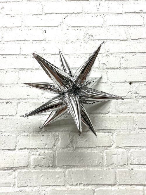 Silver Mini Starburst 12&quot;