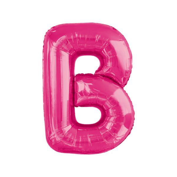 34&quot; Letter B Hot Pink