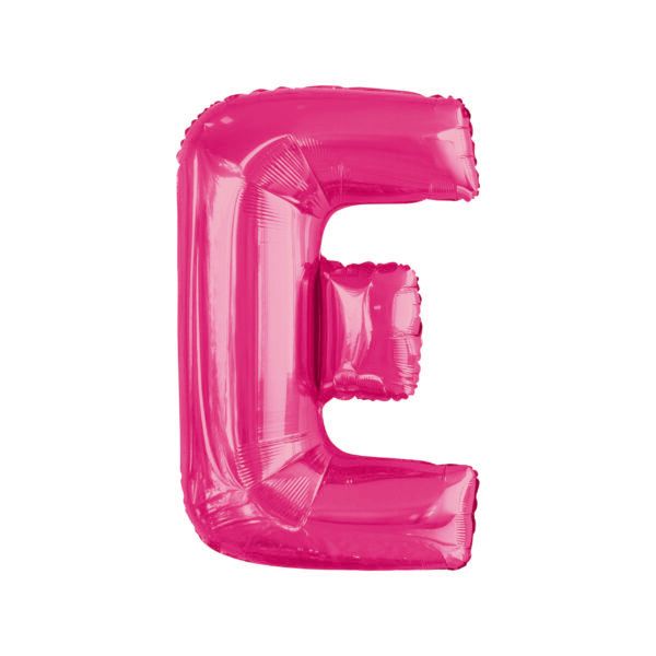 34&quot; Letter E Hot Pink