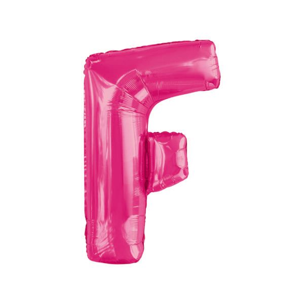 34&quot; Letter F Hot Pink