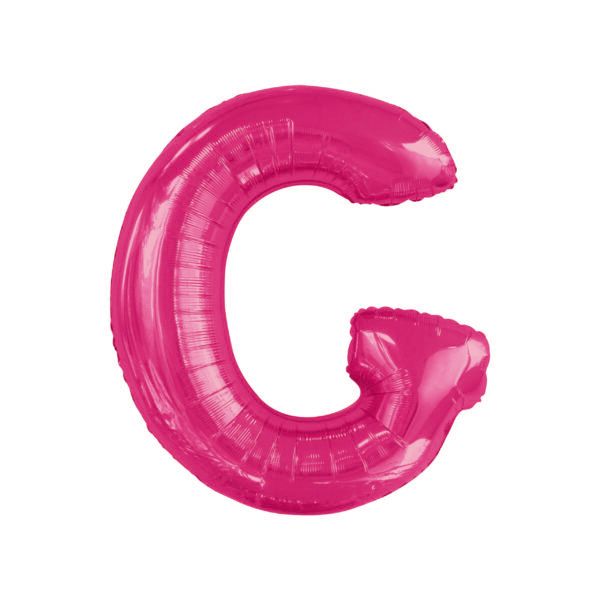 34&quot; Letter G Hot Pink
