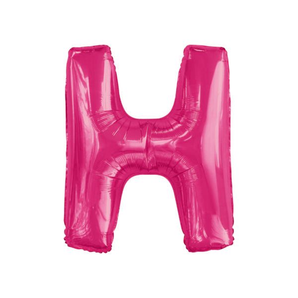 34&quot; Letter H Hot Pink