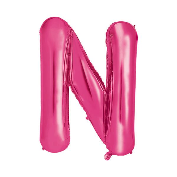 34&quot; Letter N Hot Pink