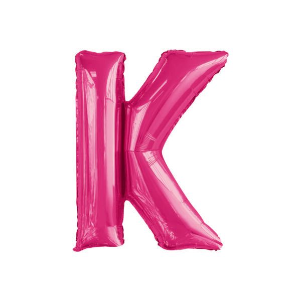 34&quot; Letter K Hot Pink