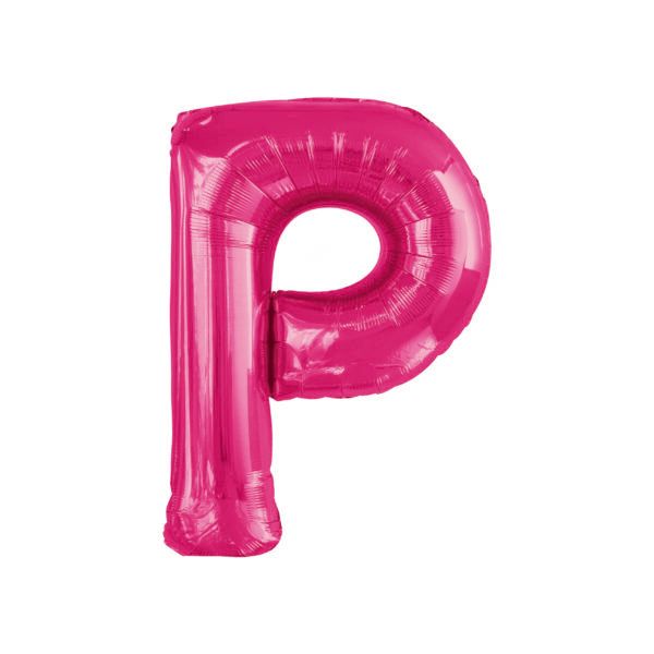 34&quot; Letter P Hot Pink
