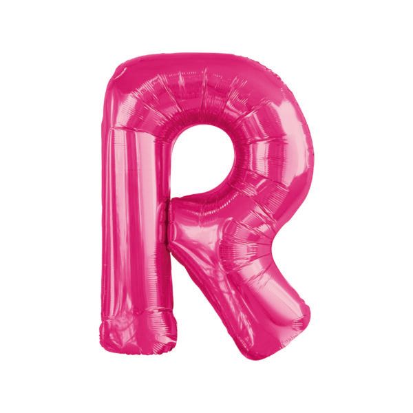 34&quot; Letter R Hot Pink