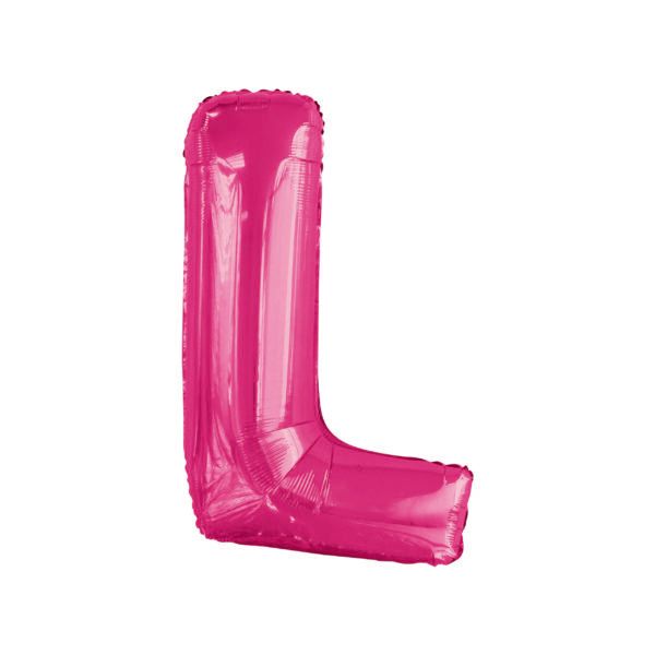 34&quot; Letter L Hot Pink