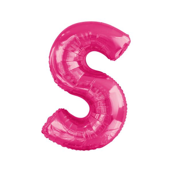 34&quot; Letter S Hot Pink