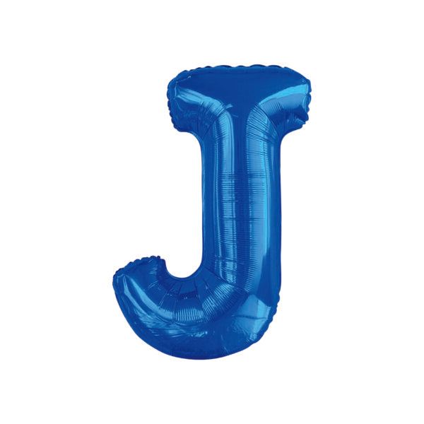 34&quot; Letter J Blue